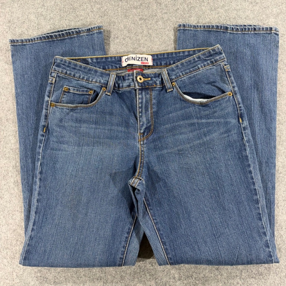 Denizen from Levis Womens Medium Wash Bootcut Jeans Size 12M Blue Stretch Denim